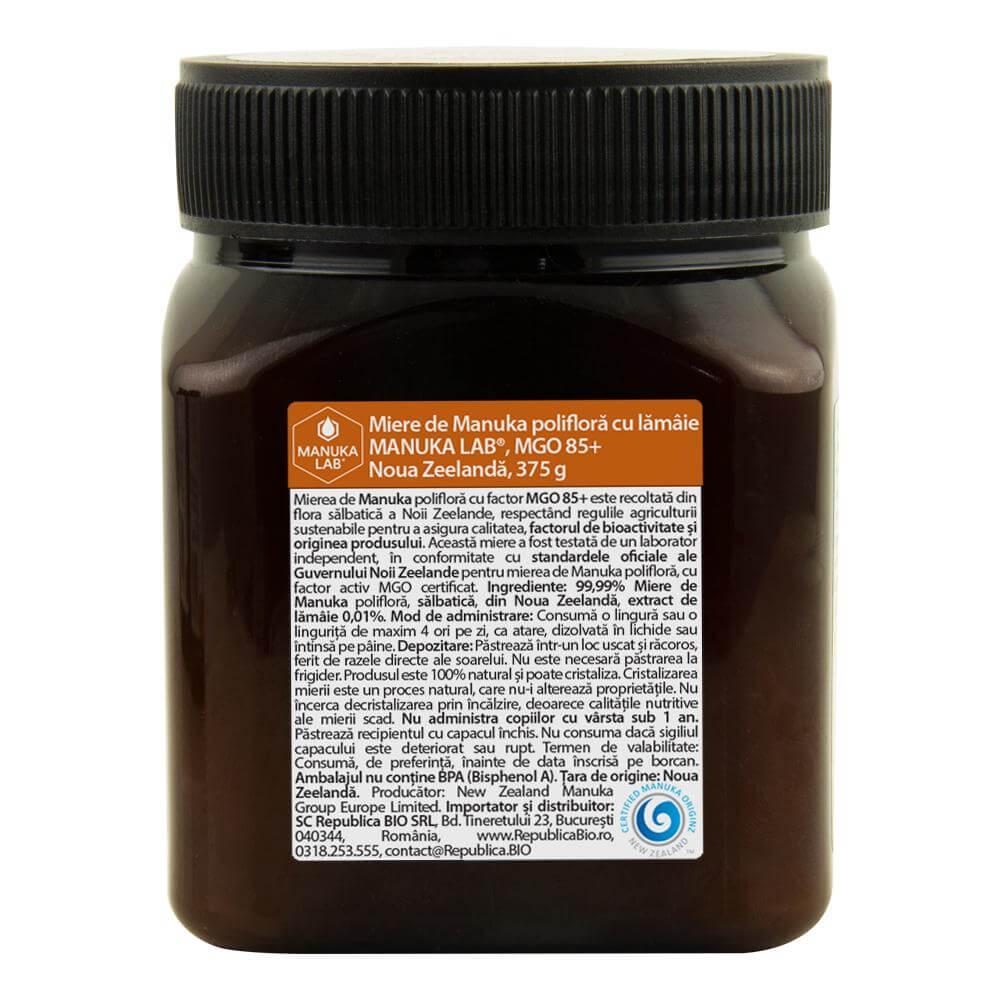 5060604331097_Manuka_Lab_Miere_de_Manuka_poliflora_cu_lamaie_MANUKA_LAB__MGO_85__Noua_Zeelanda__375_g__naturala_3_tiny
